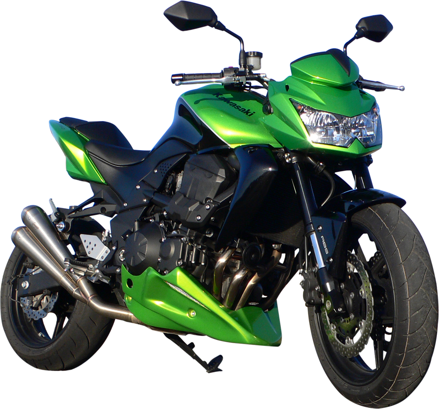 Green Moto Png Image, Motorcycle Png - Moto En Png (1418x1321)