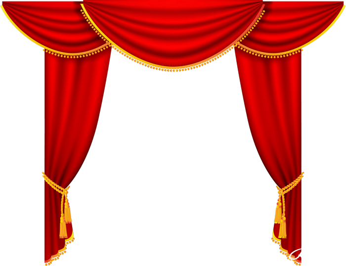 Curtains Png - Шторы Вектор Png (700x538)