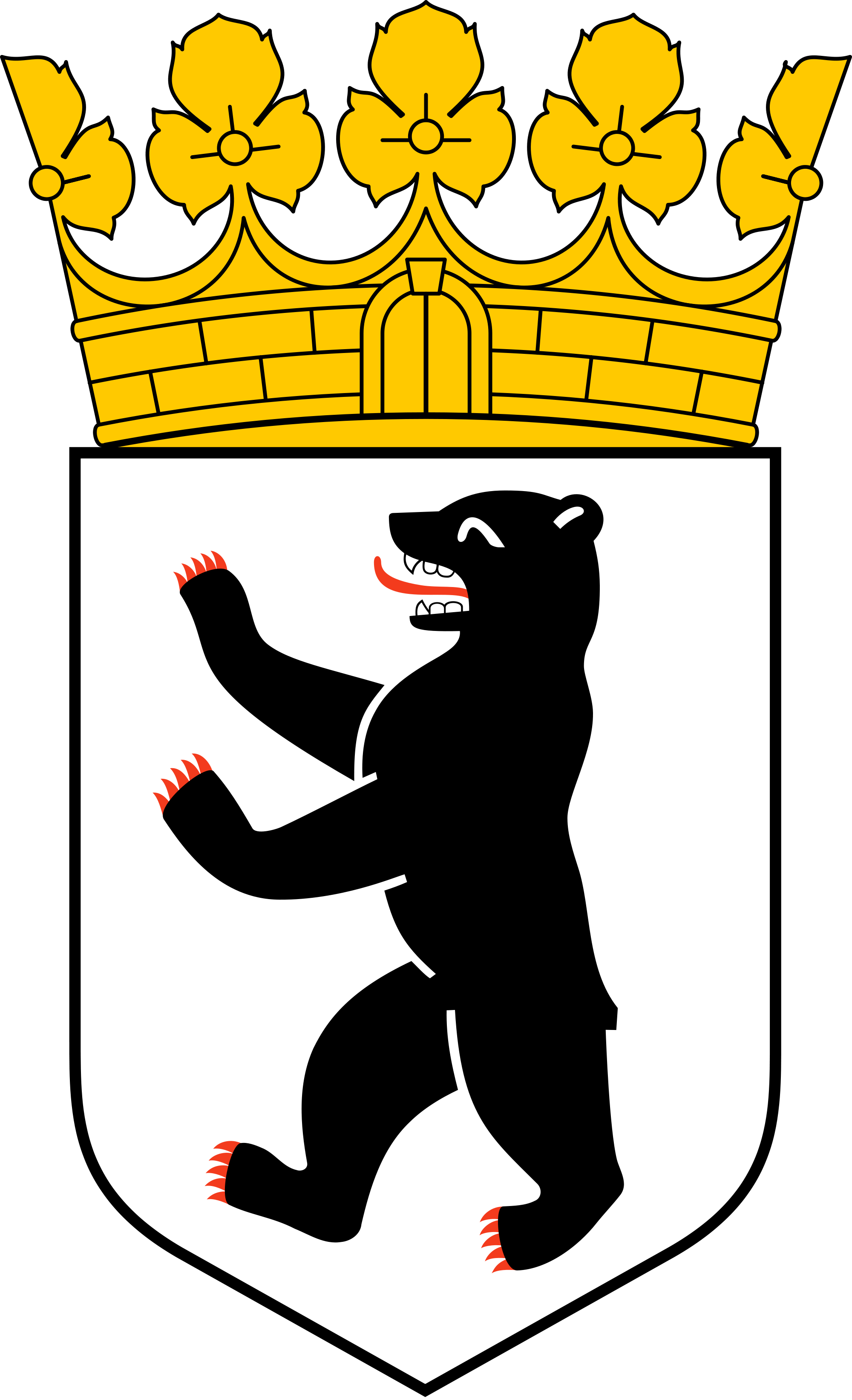 Coat Of Arms Of Berlin - Berlin Wappen (2000x3284)