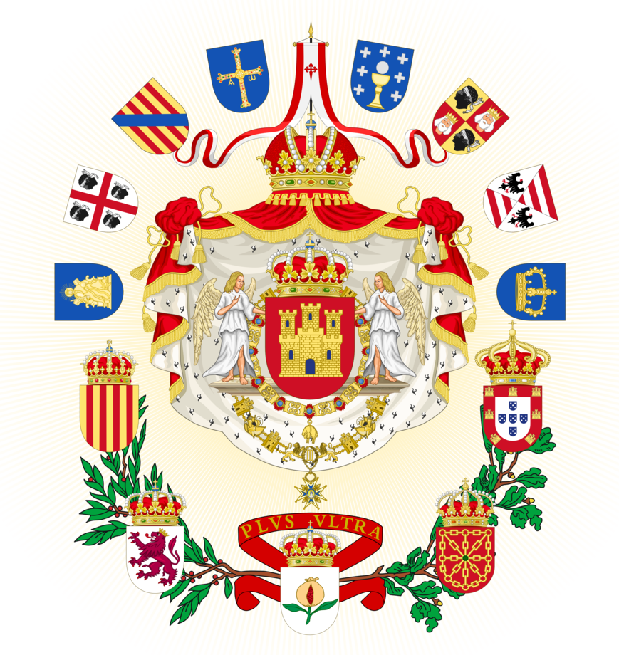 Greater Coat Of Arms Of The Iberian Empire By Houseofhesse - Greater Coat Of Arms Of The Iberian Empire By Houseofhesse (869x920)