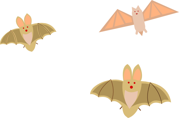 Bats Clip Art - Bats Clipart (600x396)