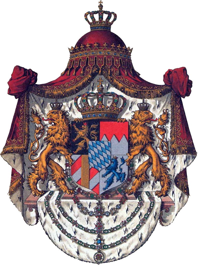 Coat Of Arms Of The Kingdom Of Bavaria - Wittelsbach Coat Of Arms (761x1015)
