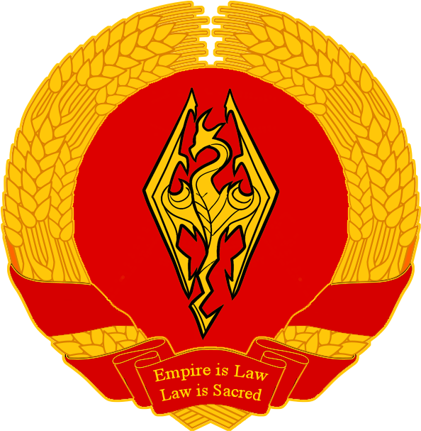 Coat Of Arms Of The Greater Empire Of Tamriel By Redrich1917 - East Germany (620x620)