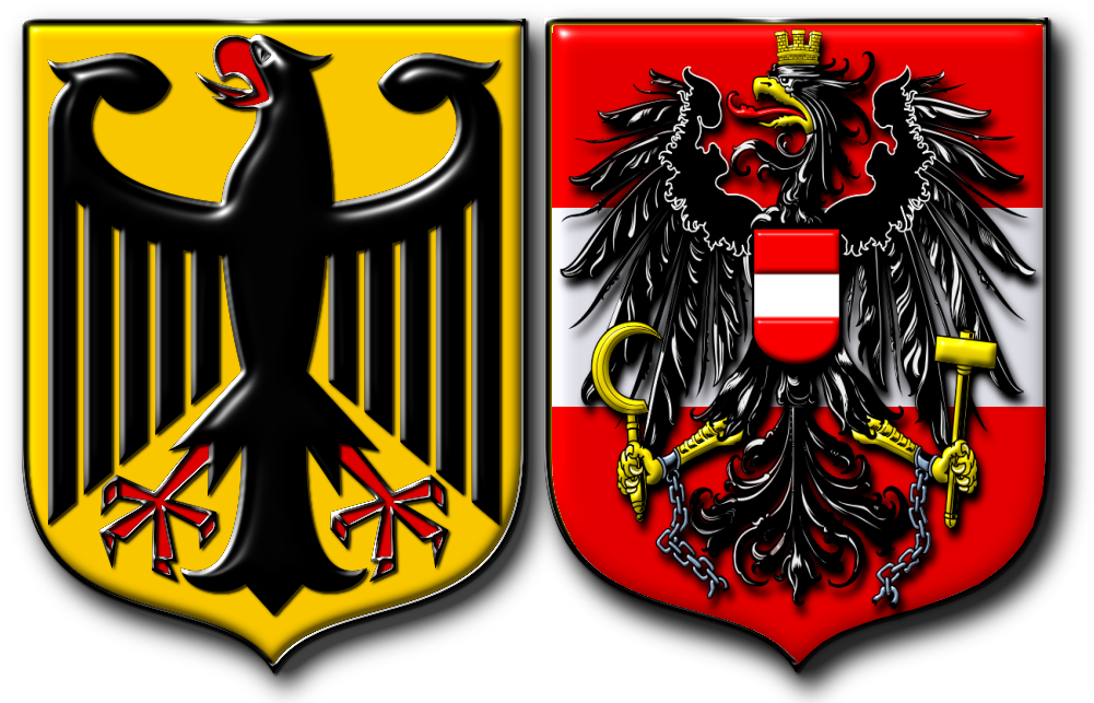 Germany And Austria - Germany Coat Of Arms Baby Blanket (1026x1026)