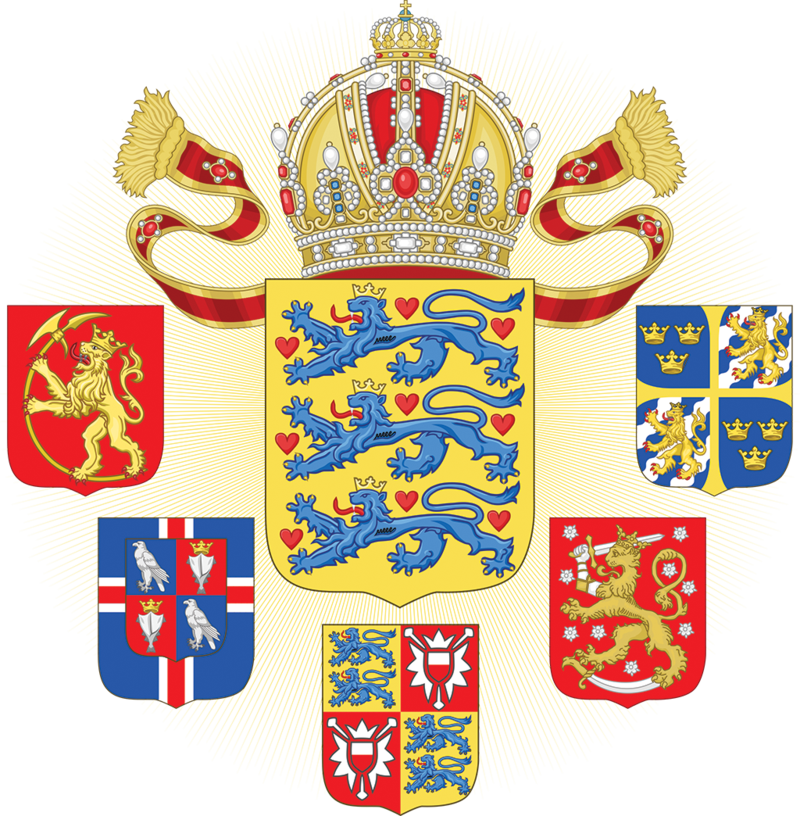 Small Coat Of Arms Of The Scandinavian Empire By Regicollis - Coat Of Arms Scandinavia (800x816)