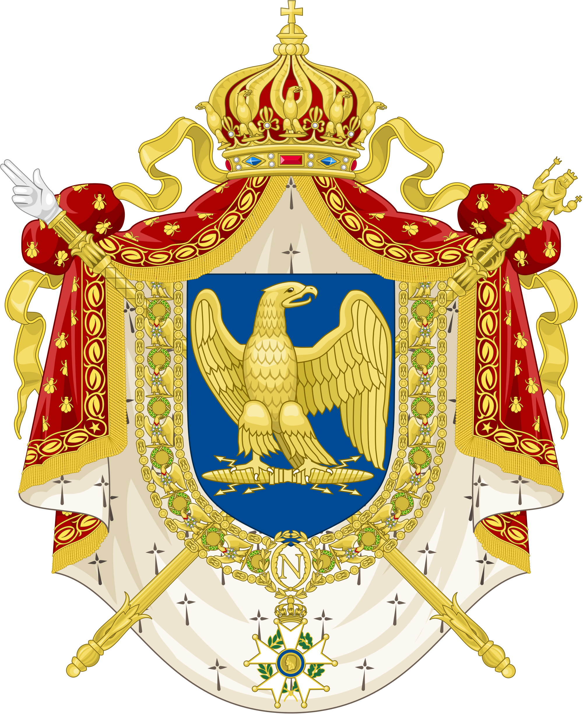 Coat Of Arms Second French Empire - French Empire Coat Of Arms (2000x2449)