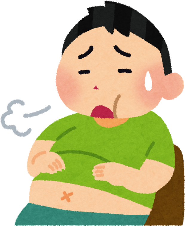 Wanna Try Japanese Meals But Doesn't Know How To Make - 食べ 過ぎ イラスト 無料 (689x800)