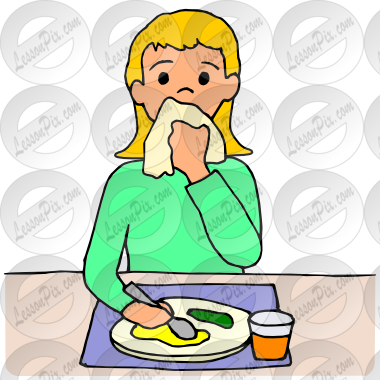 Napkin - Clipart - Use A Napkin Clipart (380x380)