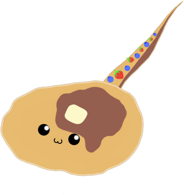 Stingray Pancake Adoptable [closed] By Noxfairy - Stingray (707x1131)