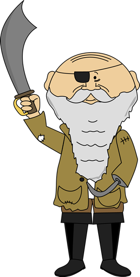 Old Pirate - Old Pirate Png (278x550)