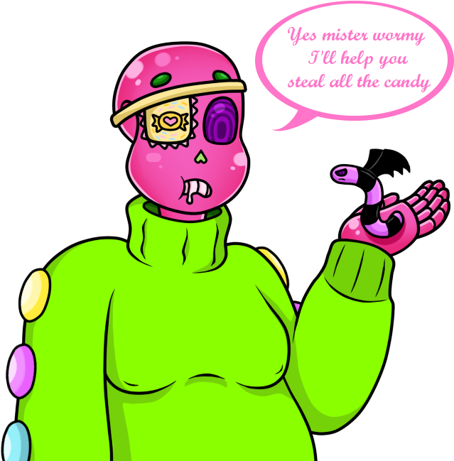 Harold And The Evil Worm By Uketello - Cartoon (679x656)