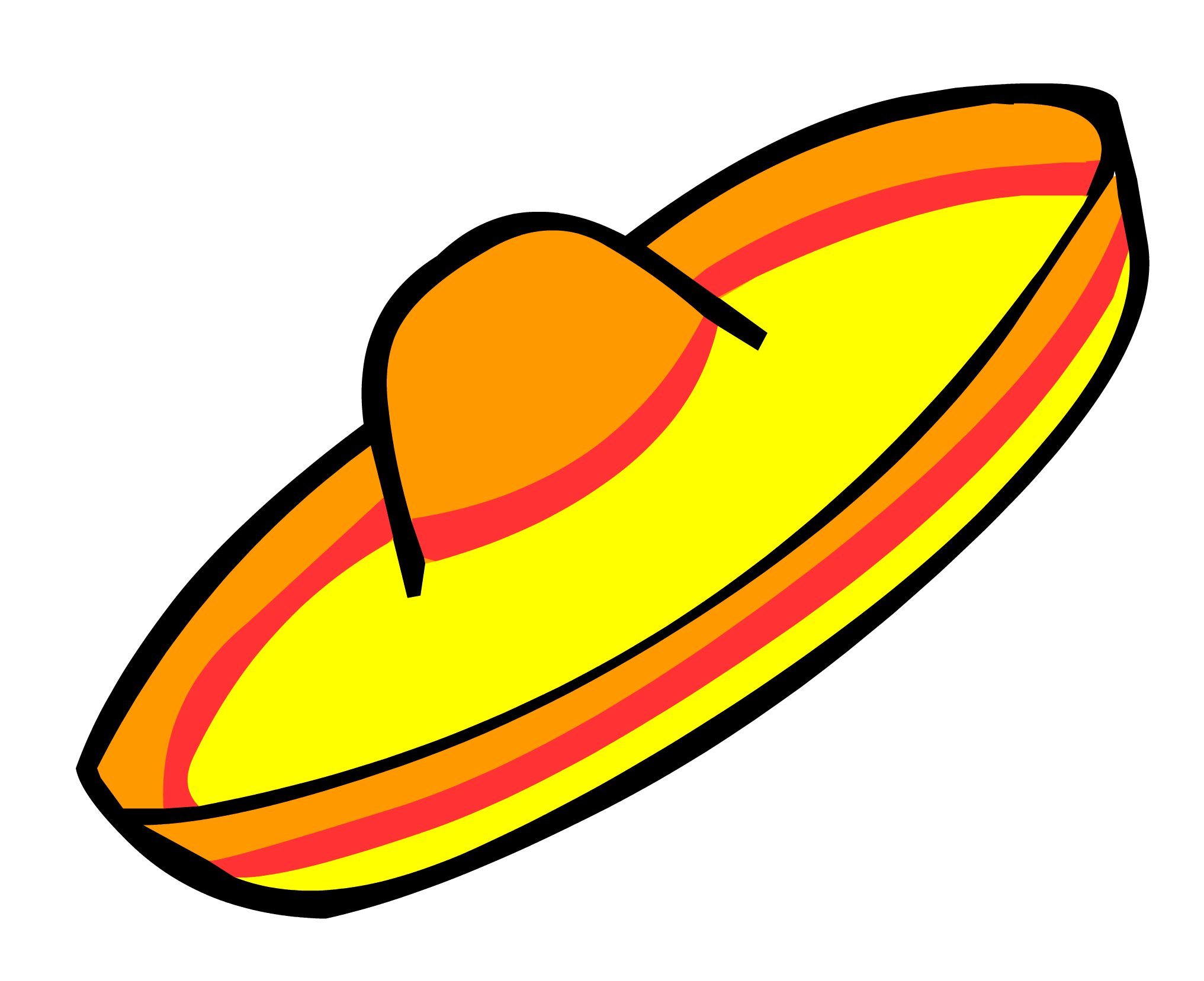 Sombrero Hat Clip Art - Sombrero Hat Clip Art (2033x1658)