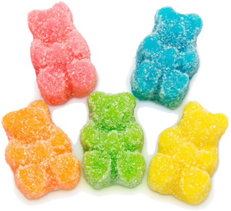 Beeps Bright Gummi Bears - Sour Neon Gummy Bears (480x480)