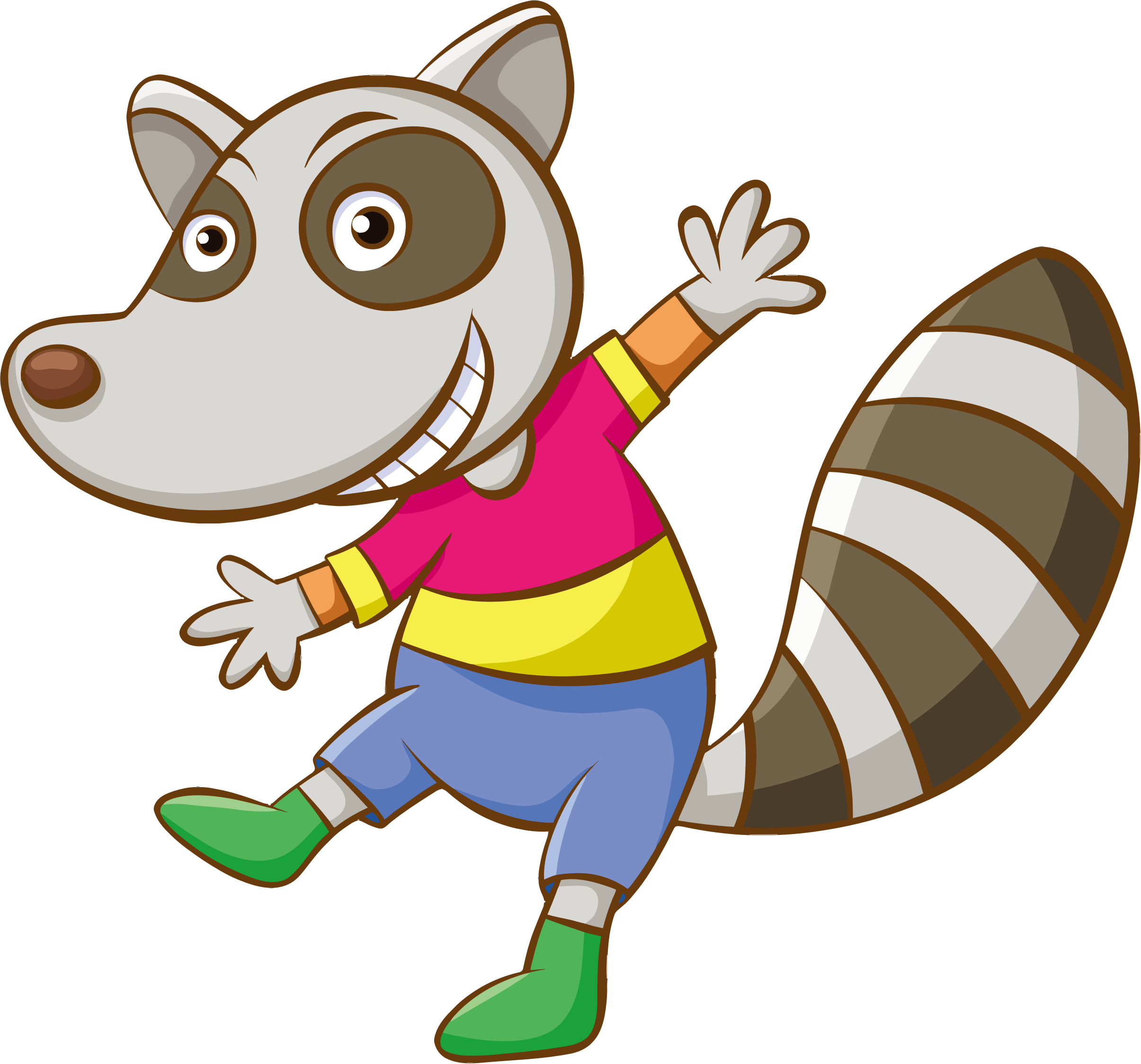 Big Image - Animal Character Cartoon (2410x2248)
