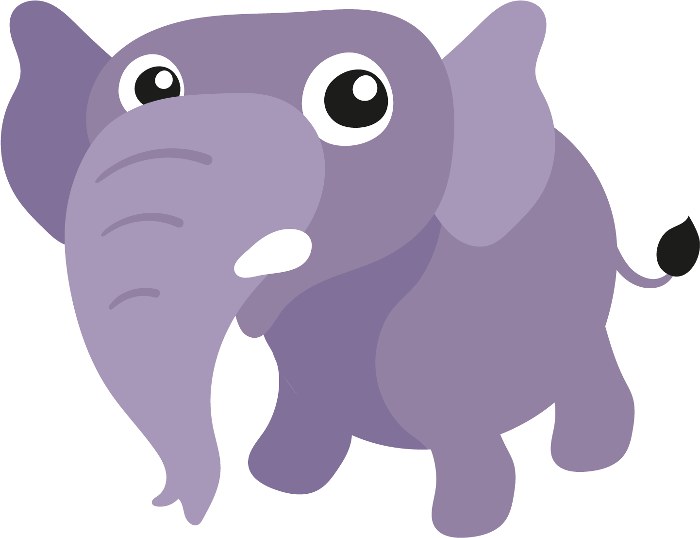 Snake Hippopotamus Animal Child - Vector Graphics (1500x1500)