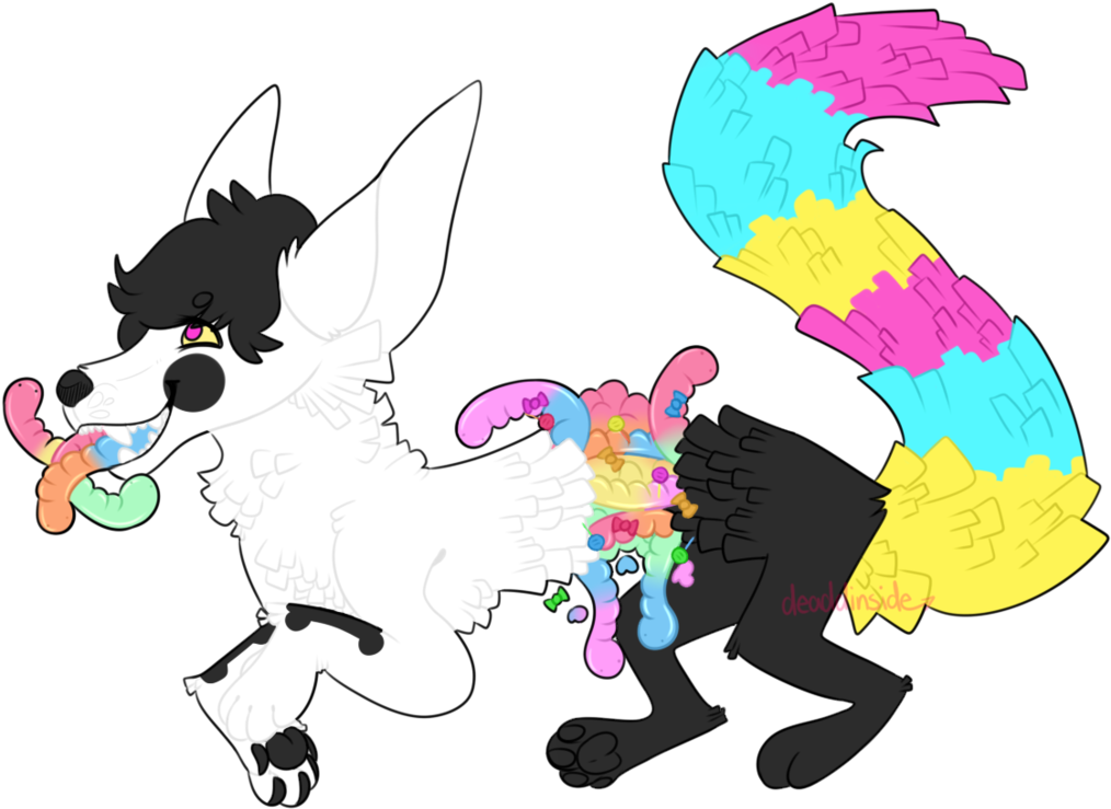 Gummy Worms Hurt My Teeth By Deaddinside - Cartoon (1024x747)