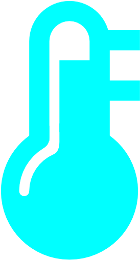 Green Thermometer Icon (512x512)