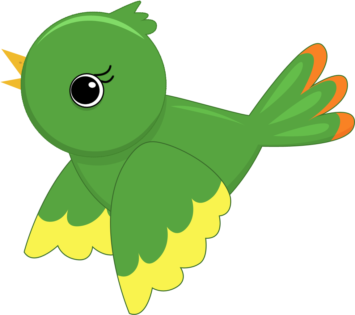 Bird Watching, Parrot, Balloon, Feather, Paper Piecing, - Green Bird Clipart (1200x1200)
