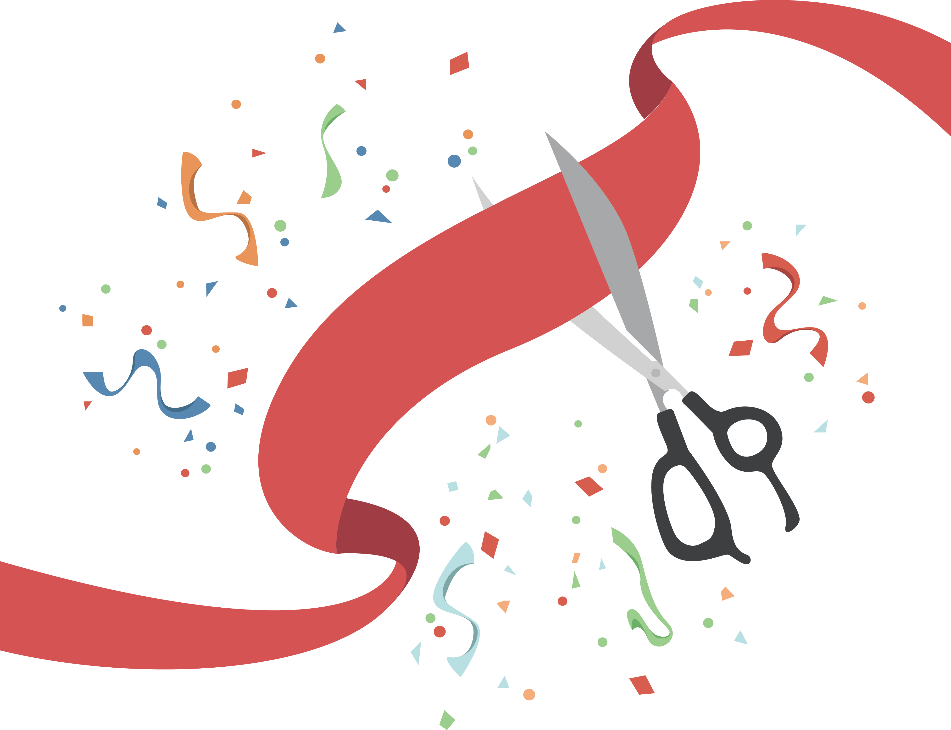 Ribbon Opening Ceremony Clip Art - Opening Ceremony Clip Art (3975x3054)