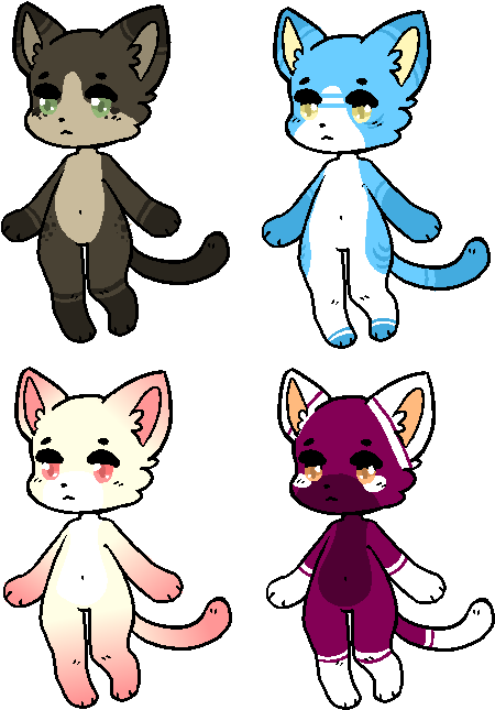 Cat Adopts {2/4} Open By Blume-doom - Cartoon (500x690)