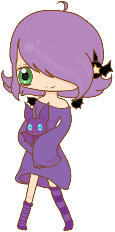 Lilkawaiivampire By Lala-doom - Cartoon (400x805)