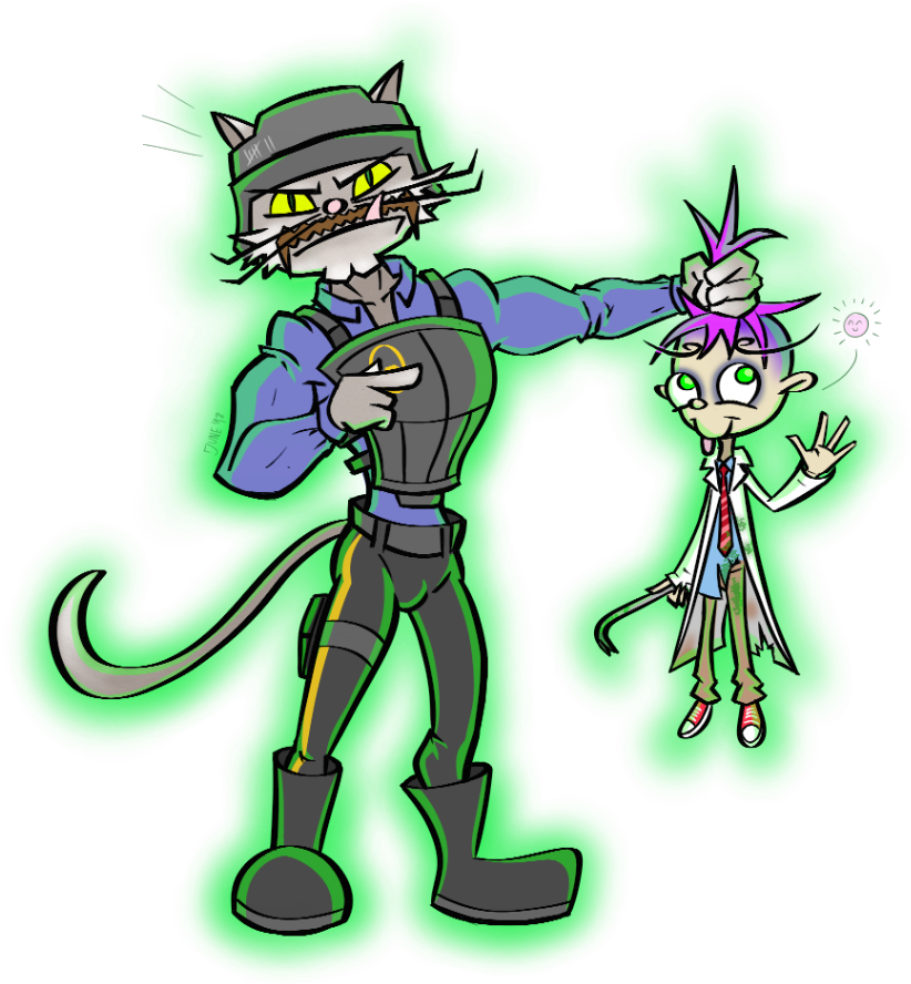 Quick Doodle Of Heresy And Doom For ~silenceabk By - Cartoon (850x893)