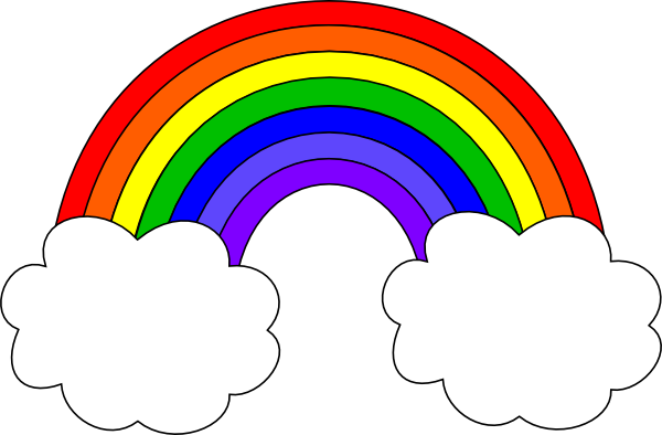 Rainbow Roygbiv Clip Art At Clker - Color Of Rainbow Roygbiv (600x394)