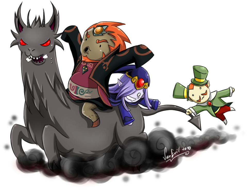 Zelda Evil Llama Of Doom By Vanevil - Legend Of Zelda Evils (1074x846)