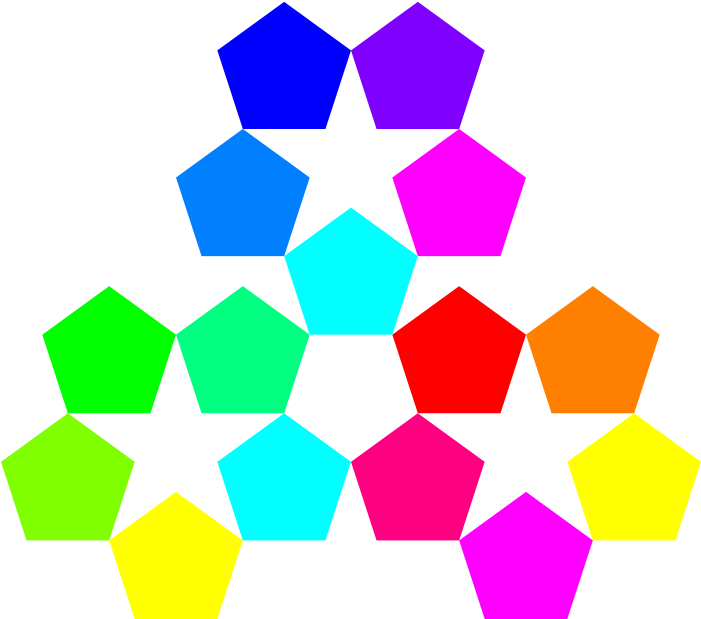 Color Pentagon Inspiration - Clip Art (900x900)