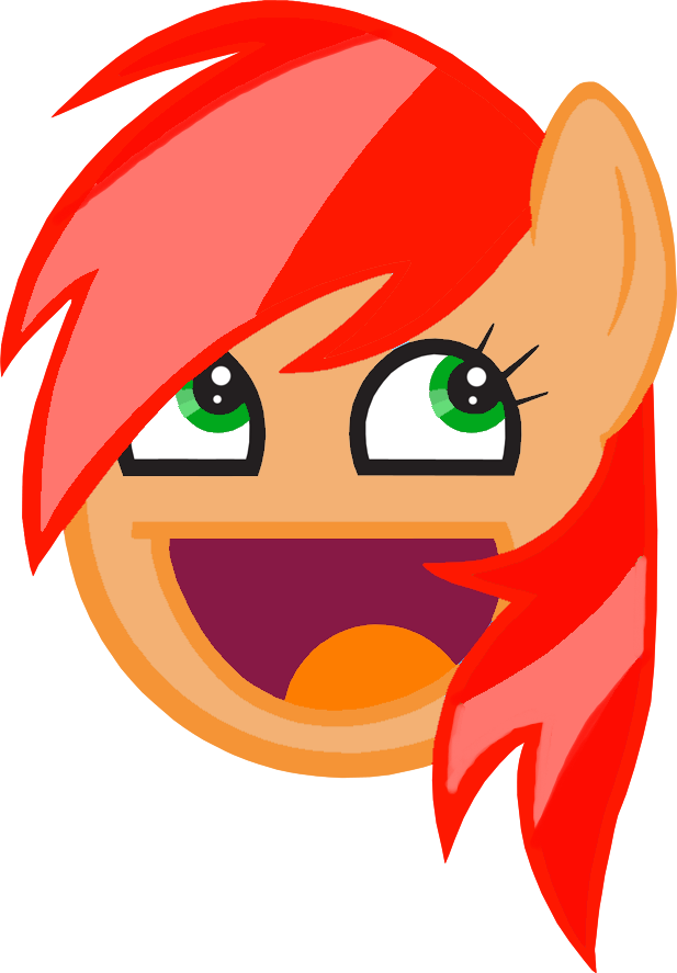 Autumn Heart Epic Face By Autumnheart803 On Clipart - Friendship Is Magic Rainbow Dash (617x887)