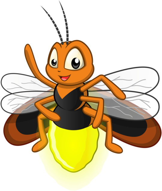 Fireflies Lightning Bug Illustrations (600x701)