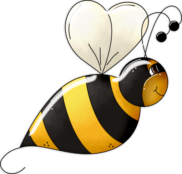 Abeilles - Page - Whimsical Bumble Bee Postcards (package Of 8) (600x574)