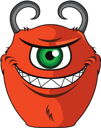 Isolated Cute Monster Vector Icon Illustration - Monster (550x550)