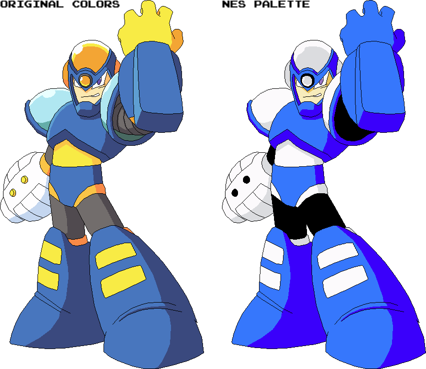 Mega Man Sprite Expo - Flash Man (852x739)