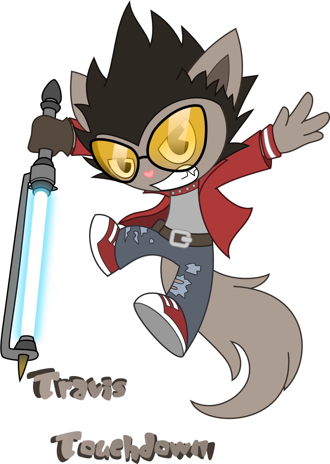 Htf- Travis Touchdown - Travis Touchdown (1262x1781)