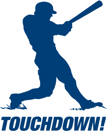 Baseball Hitter Silhouette (500x500)