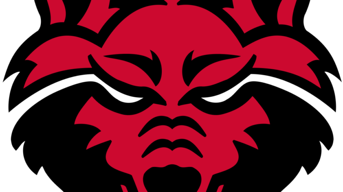 Arkansas Holds Off Appalachian St - Arkansas State Red Wolf (678x381)