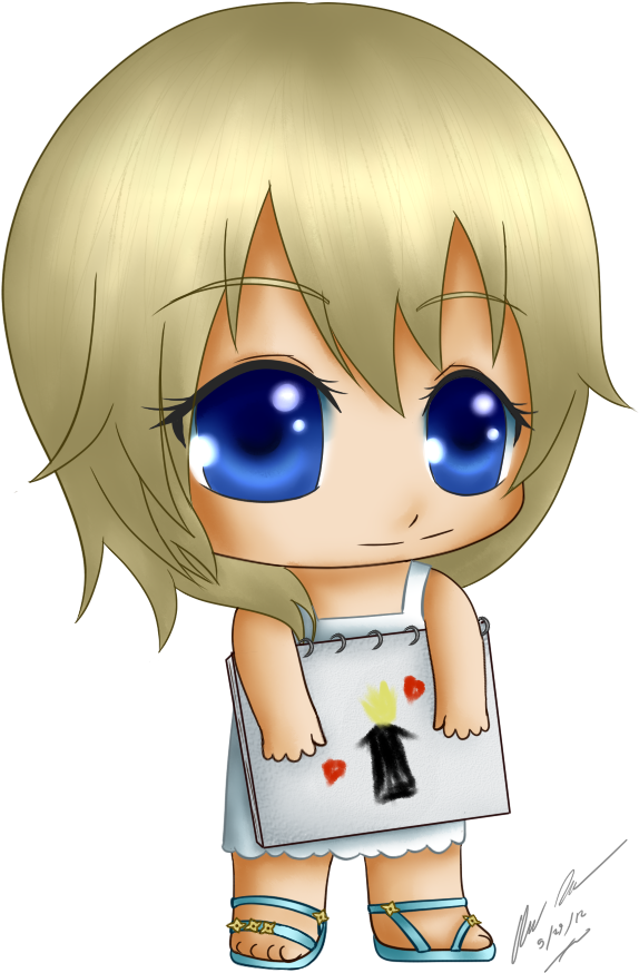 Chibi Namine By Wonderland-cupcake - Cartoon (834x1147)