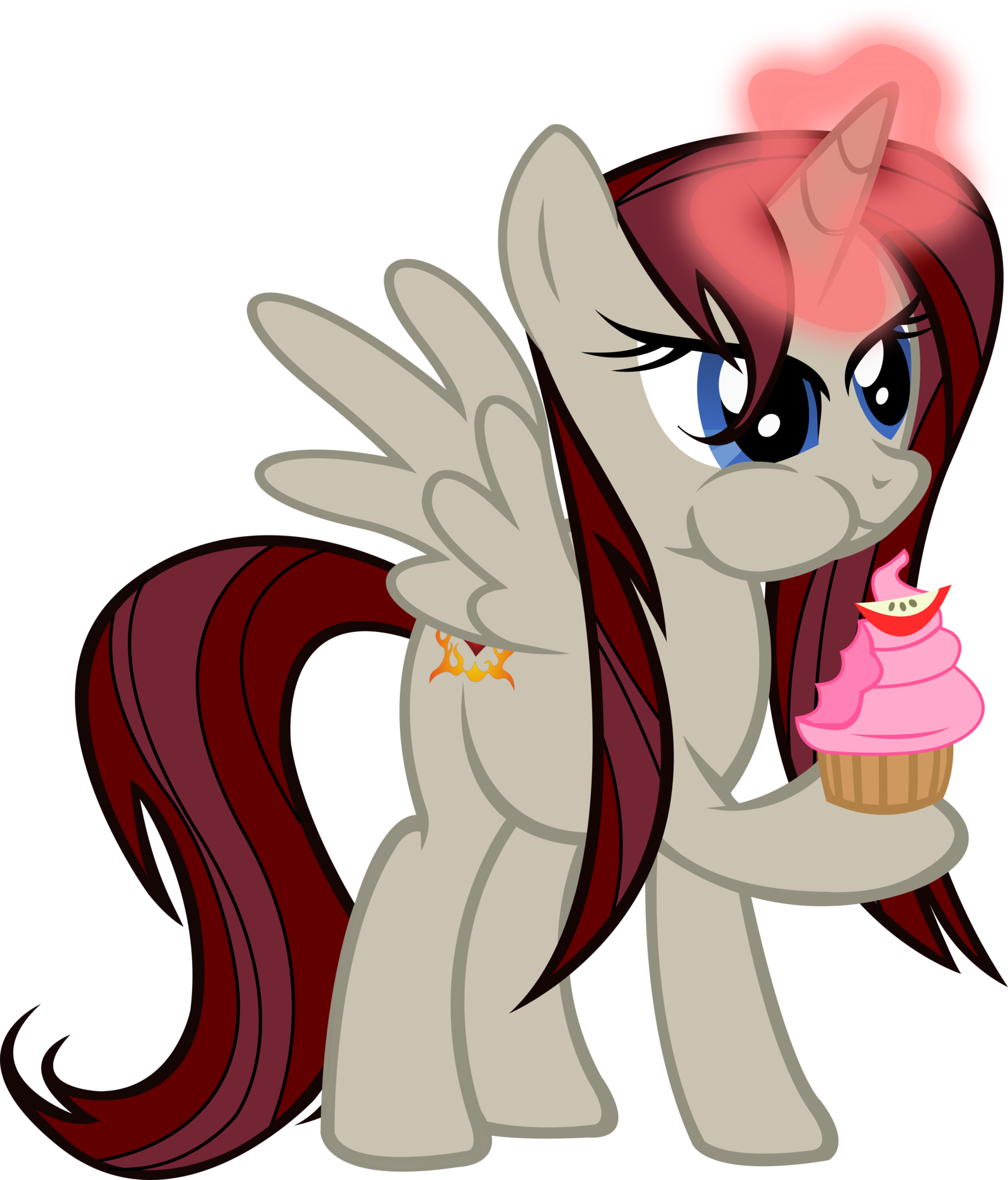 Akira The Cupcake Taste Tester By Ponyengineer - Cartoon (1600x1873)