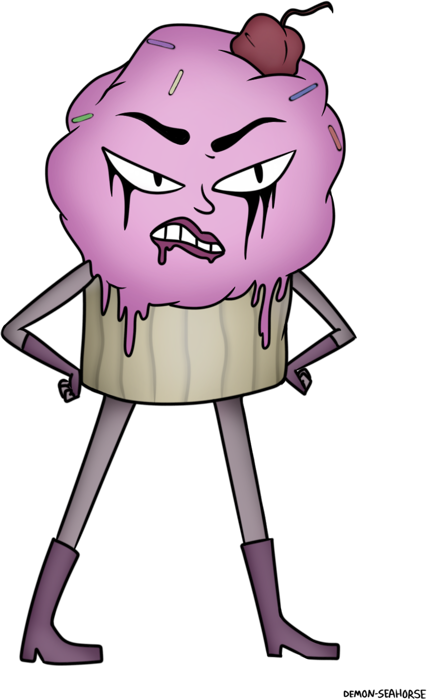 Rotten Cupcake By Demon Seahorse Rotten Cupcake By - Cupcake (1000x1500)