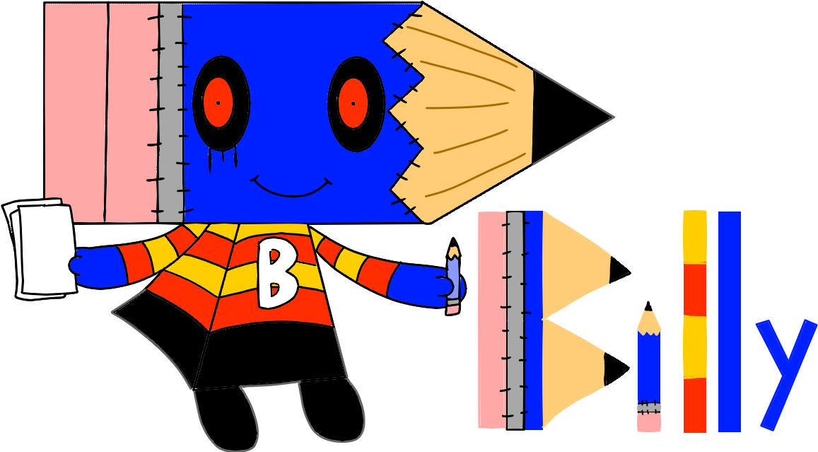 Billy The Pencil By 176396 - Cartoon (1200x650)