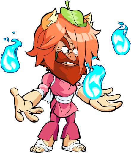 Comedicnew Yumiko Skin - Brawlhalla Yumiko Skins (471x536)
