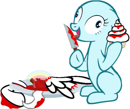 Cupcakes Base By Loreleiweise - My Little Pony Cupcakes Base (600x471)