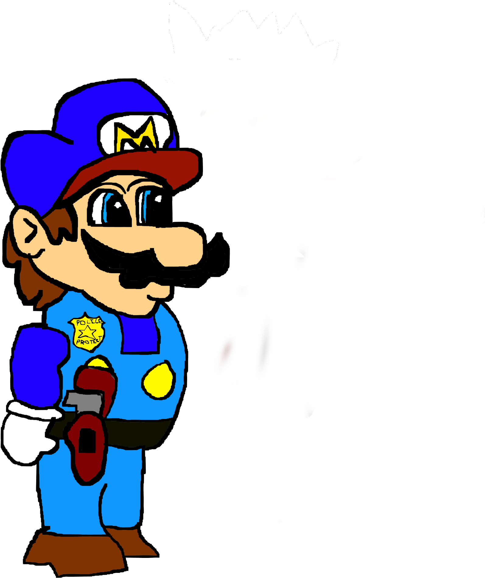 Officer Malleo Non Recolour - Cartoon (2000x2000)