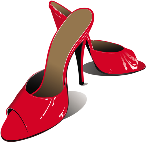 Chaussure - Vector Woman Shoes (600x491)