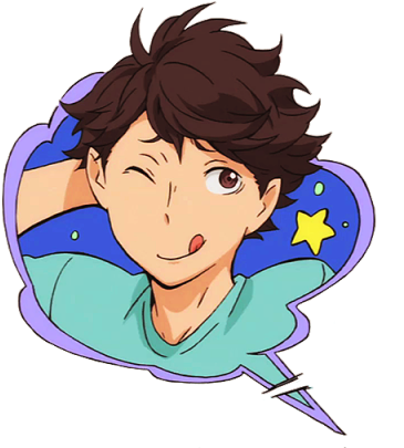 Oikawa Tooru - Late - Oikawa Tooru Png (400x420)