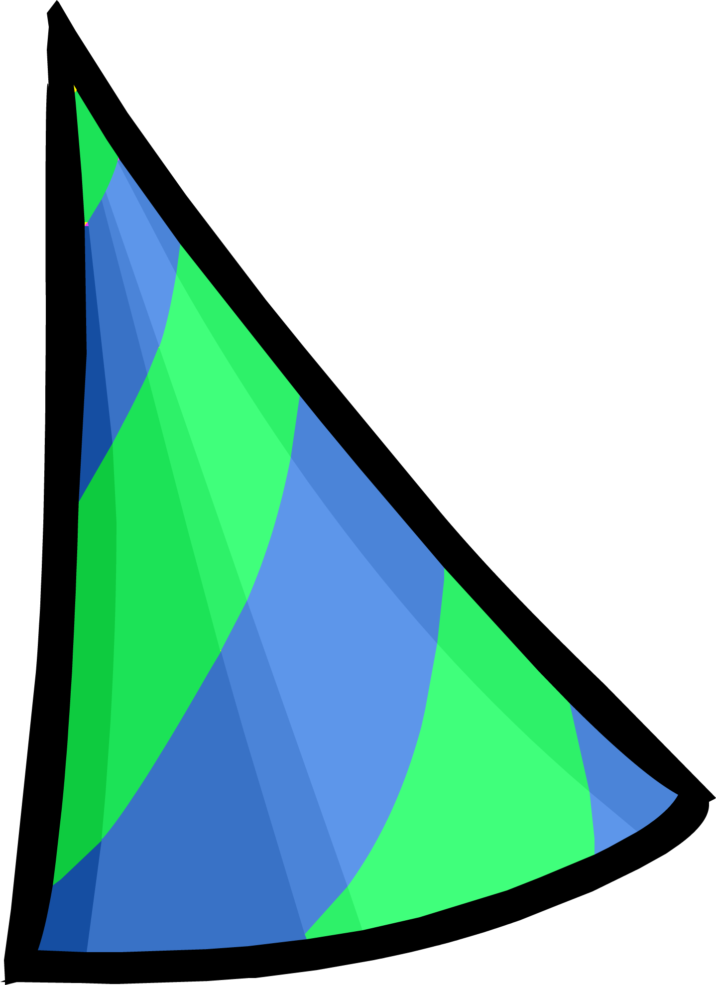 Blue Party Hat Clip Arnew Years Eve Hat Png - Club Penguin 1st Anniversary Party Hat (1438x1978)