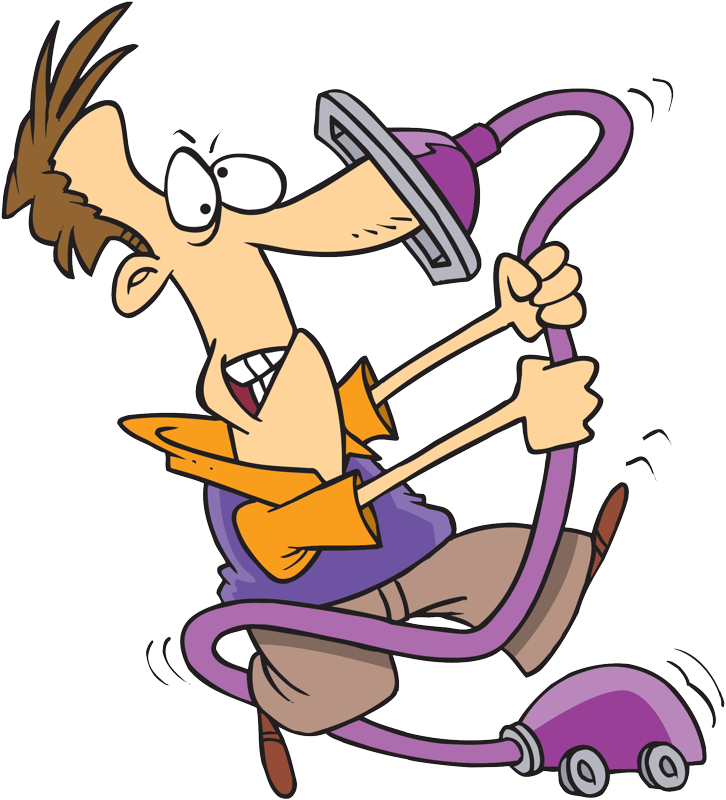 Vacuum Cleaner Cartoon (726x800)