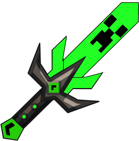 If There Was Emerald Sword This Would Definitely Be - Diamond Sword Roblox (500x500)