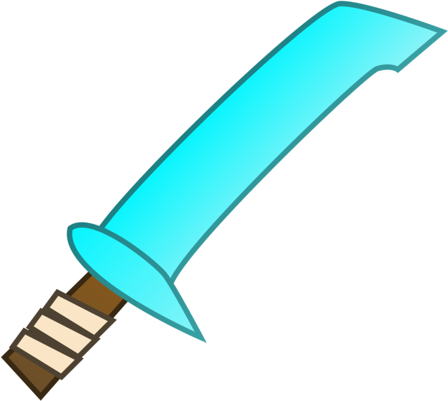 Diamond Sword By Astrorious - Diamond Sword Texture Pack Minecraft (894x894)